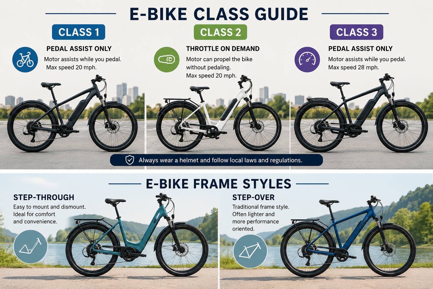 Step-Through vs. Step-Over eBikes: What’s the Difference?